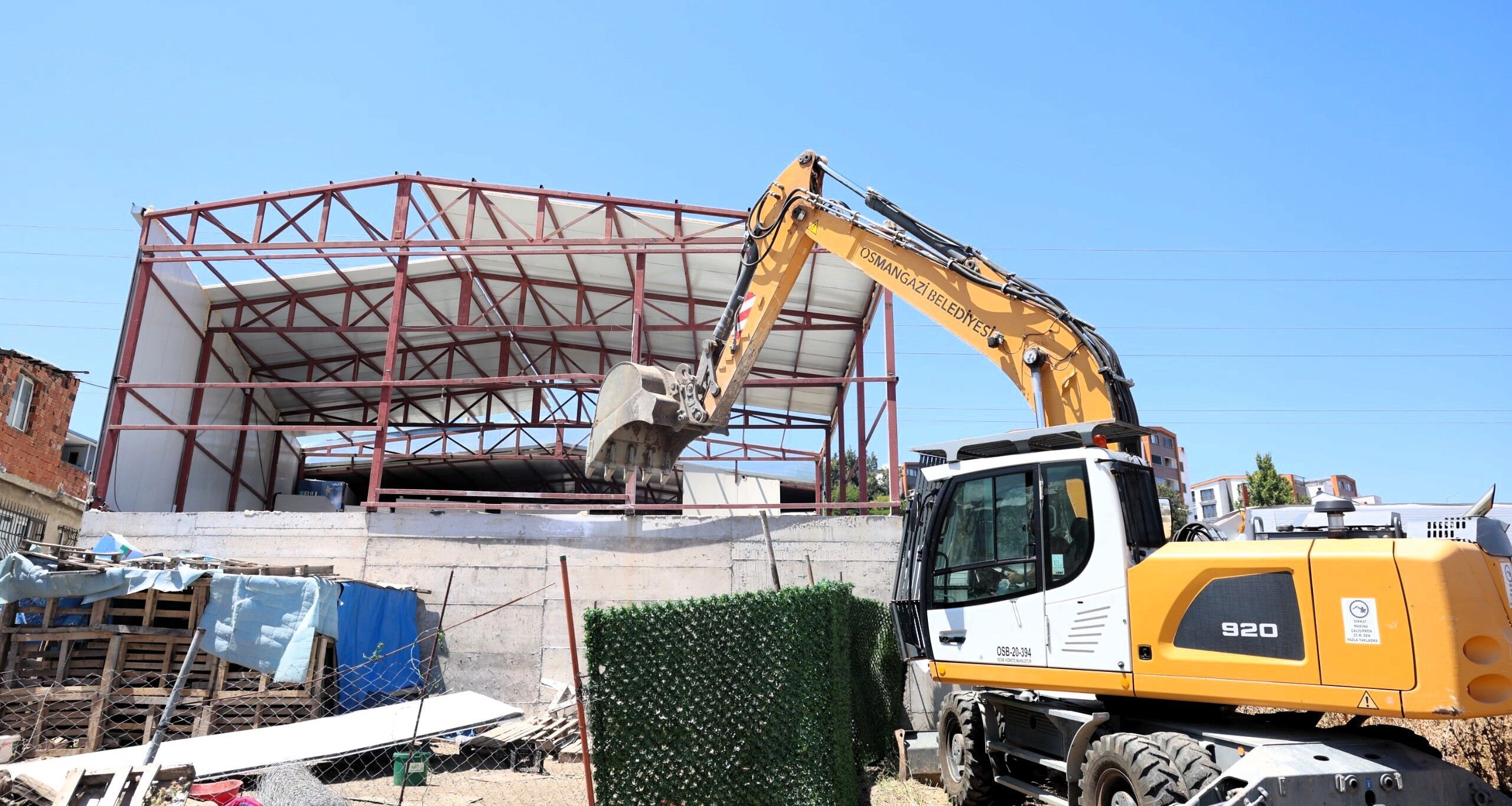 Osmangazi’de kaçak yapılaşmaya kararlı mücadele