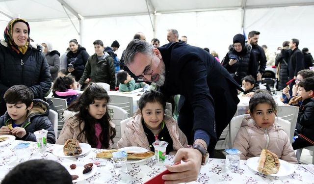 Kestel’de çocuklar tekne orucuyla buluştu