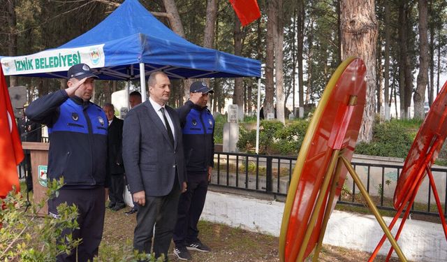 Çanakkale Şehitleri İznik’te Anıldı