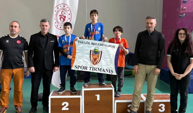 İnegöl Belediyespor Tırmanışta 14 Madalya Kazandı