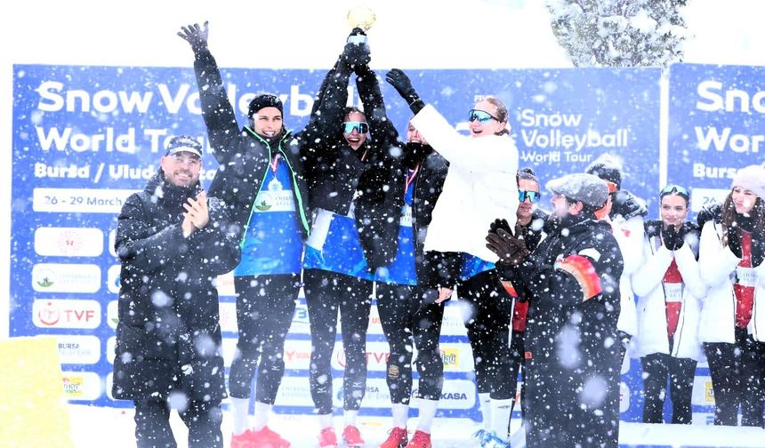 Uludağ’da Kar Voleybolu Heyecanı Sona Erdi